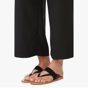 Vince black leather sandal - size 9